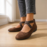 Ballerines femme | Chaussures confort à brides croisées