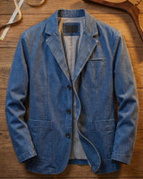 Blazer homme | Veste décontractée à poches plaquées