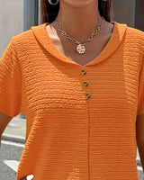 Blouse femme | Top texturé avec détail boutons
