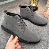 Bottines mi-hautes à lacets pour homme | Sorties quotidiennes