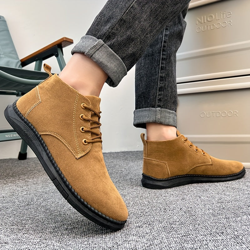 Bottines mi-hautes à lacets pour homme | Sorties quotidiennes