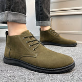 Bottines mi-hautes à lacets pour homme | Sorties quotidiennes