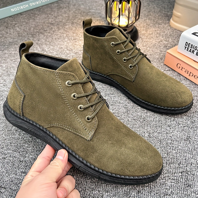 Bottines mi-hautes à lacets pour homme | Sorties quotidiennes