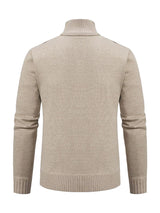 Cardigan homme à col montant zippé | Sorties décontractées