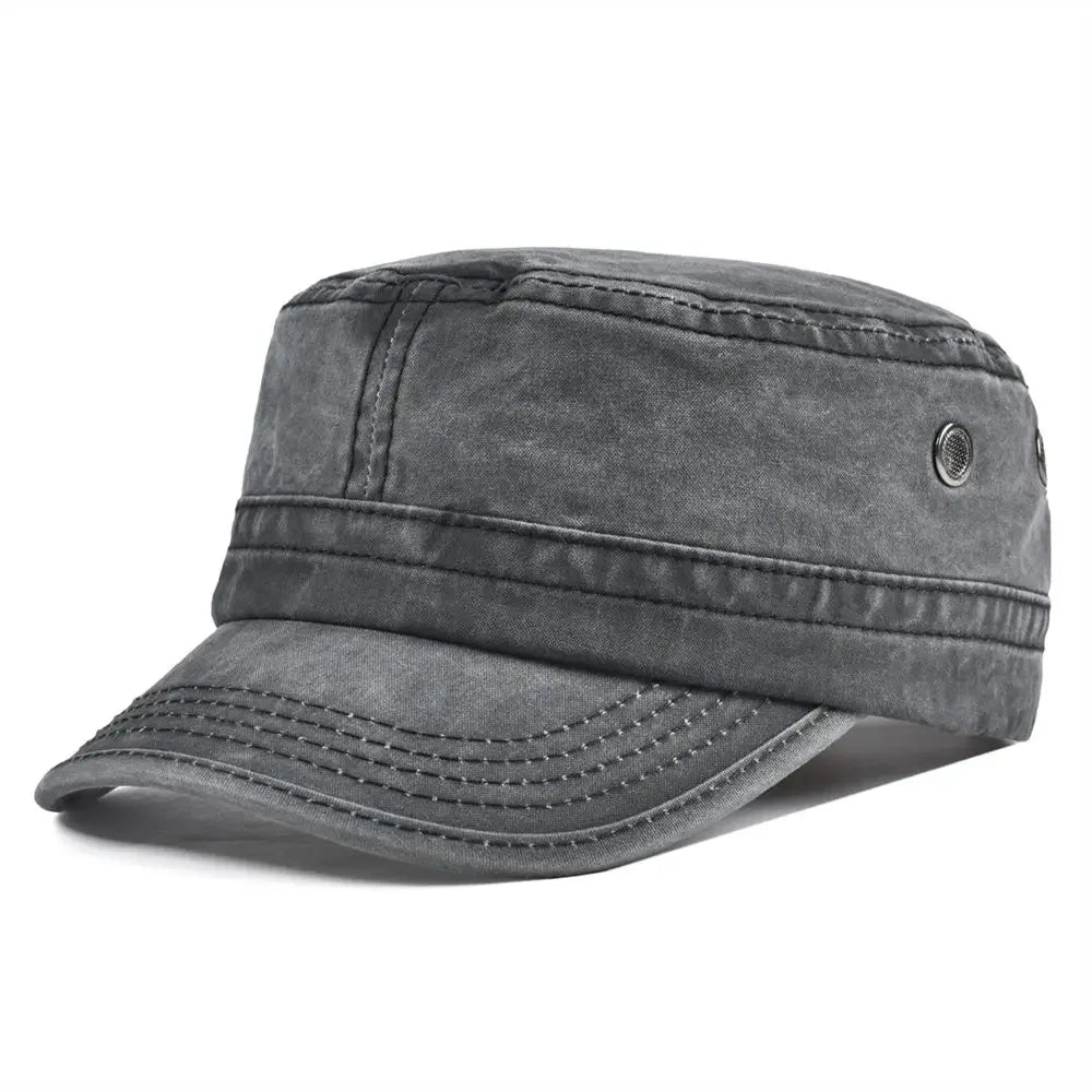 Casquette forme militaire à dessus plat | Sorties quotidiennes