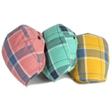 Casquette plate homme à motif écossais | Sorties en ville