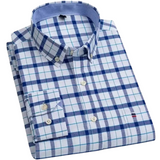 Chemise à carreaux classique pour homme | Tenue quotidienne décontractée
