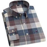 Chemise à carreaux classique pour homme | Tenue quotidienne décontractée