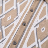 Chemise à manches courtes motif géométrique | Sorties estivales