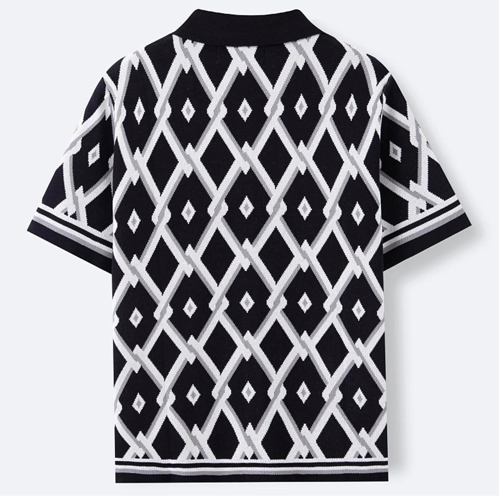 Chemise à manches courtes motif géométrique | Sorties estivales