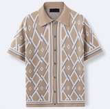 Chemise à manches courtes motif géométrique | Sorties estivales