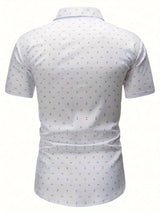 Chemise homme | Chemise d'été à imprimé subtil
