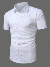 Chemise homme | Chemise d'été à imprimé subtil