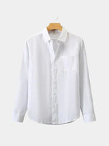 Chemise homme | Manches longues et coupe décontractée