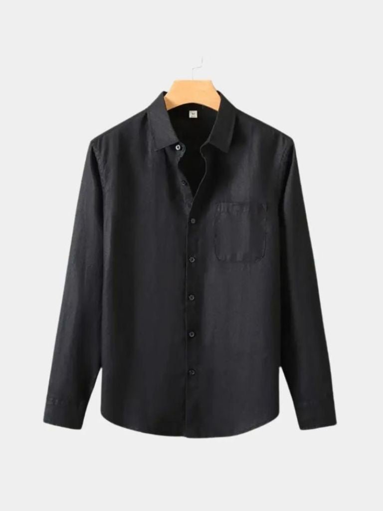 Chemise homme | Manches longues et coupe décontractée