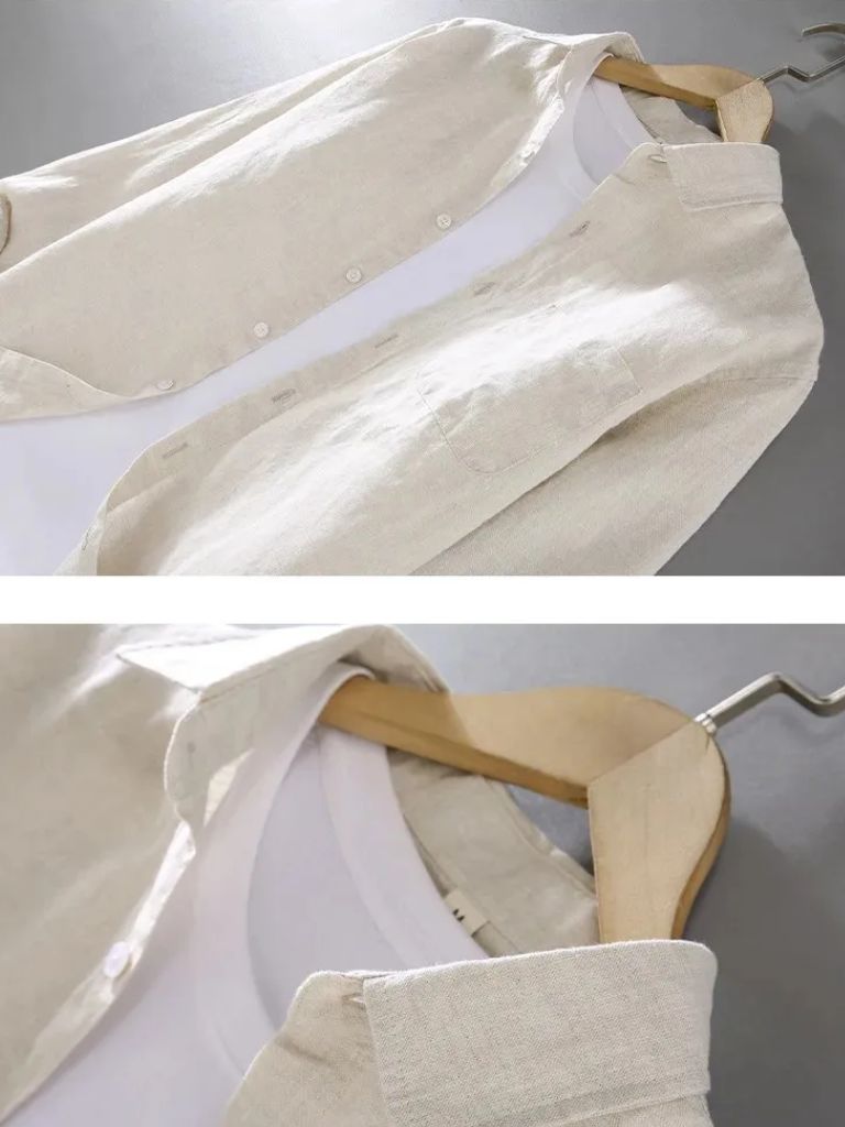Chemise homme | Manches longues et coupe décontractée