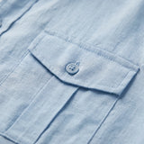 Chemise homme à manches longues décontractée | Sorties estivales décontractées