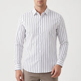 Chemise homme manche longue à rayures | Tenue de bureau