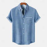 Chemise manche courte homme décontractée | Sorties décontractées