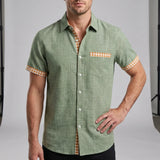 Chemise manche courte homme décontractée | Sorties décontractées