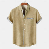Chemise manche courte homme décontractée | Sorties décontractées