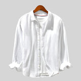 Chemise texturée à manches longues | Sorties décontractées