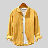 Chemise texturée à manches longues | Sorties décontractées