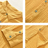 Chemise texturée à manches longues | Sorties décontractées
