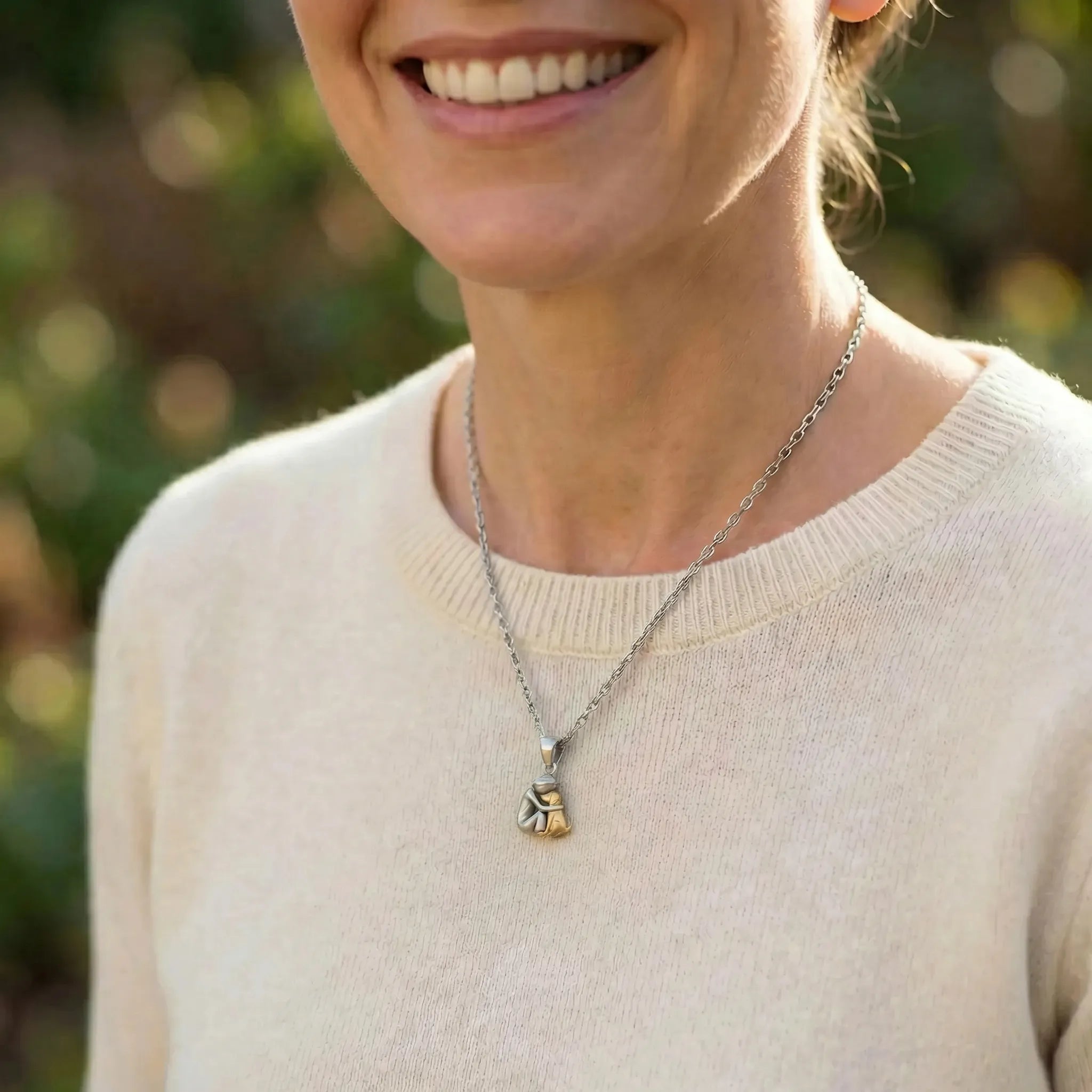 Collier fin avec pendentif | Porter au quotidien