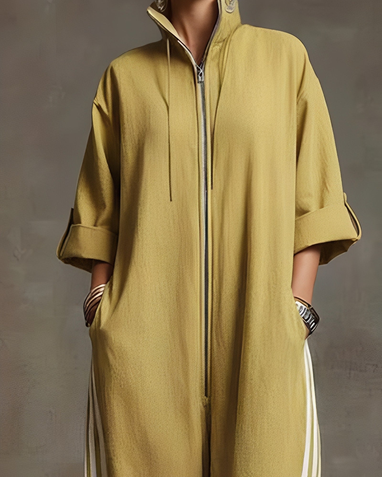 Combinaison femme | Combinaison oversize zippée à capuche