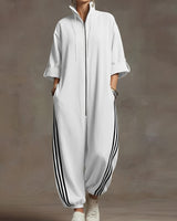 Combinaison femme | Combinaison oversize zippée à capuche