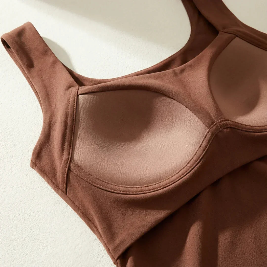 Débardeur femme | Top confort avec soutien-gorge intégré