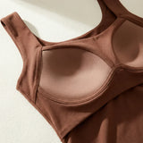 Débardeur femme | Top confort avec soutien-gorge intégré