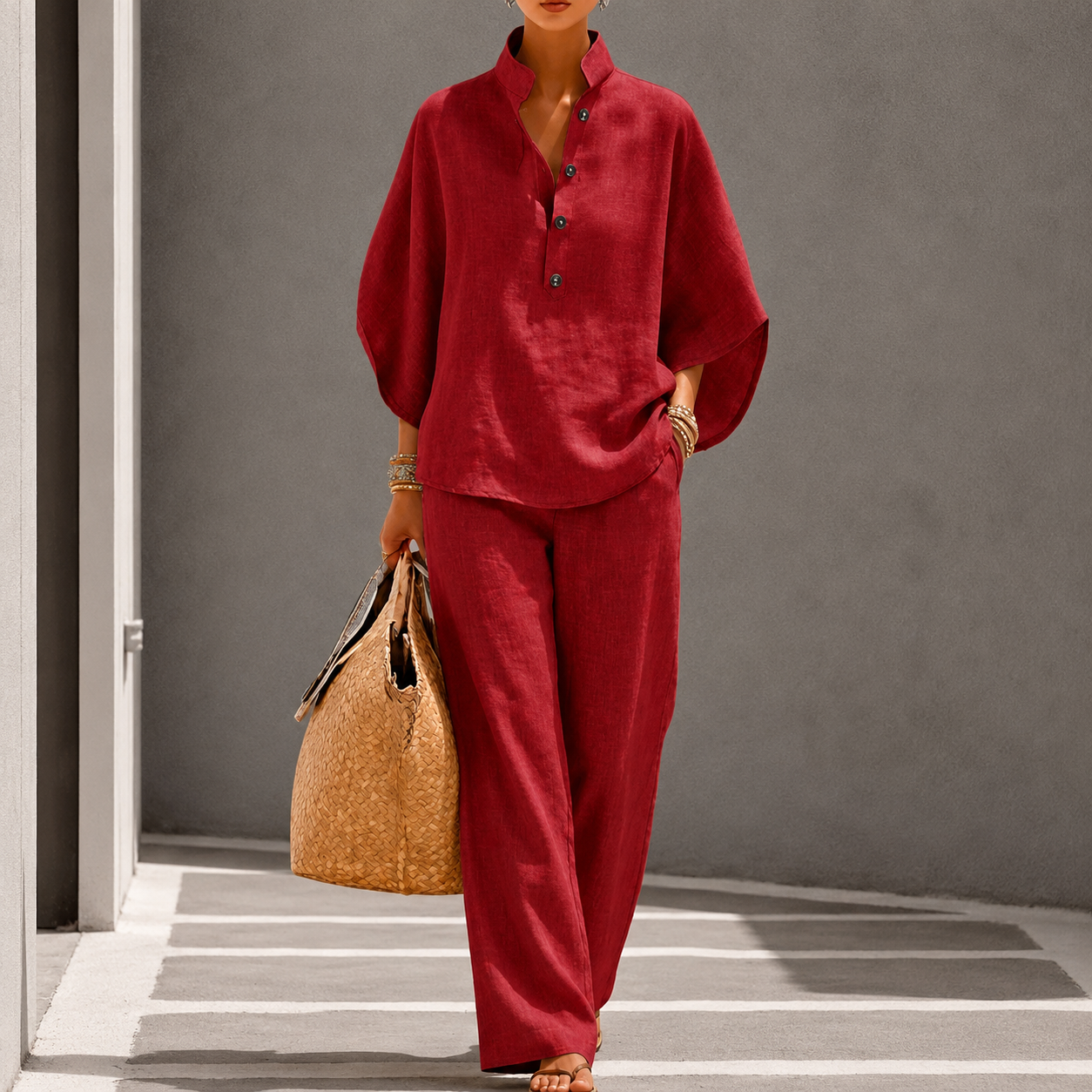 Ensemble deux pieces femme ample | Sorties décontractées