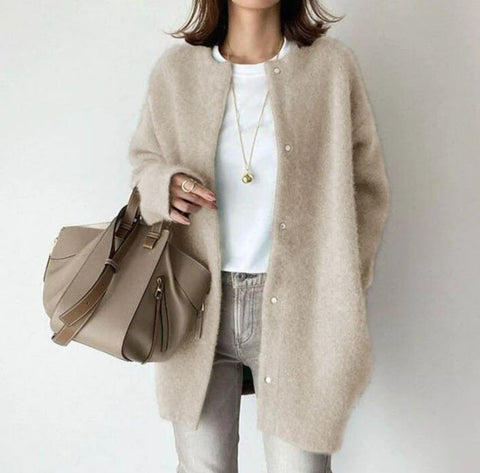 Gilet long femme à coupe décontractée | Superposition au quotidien