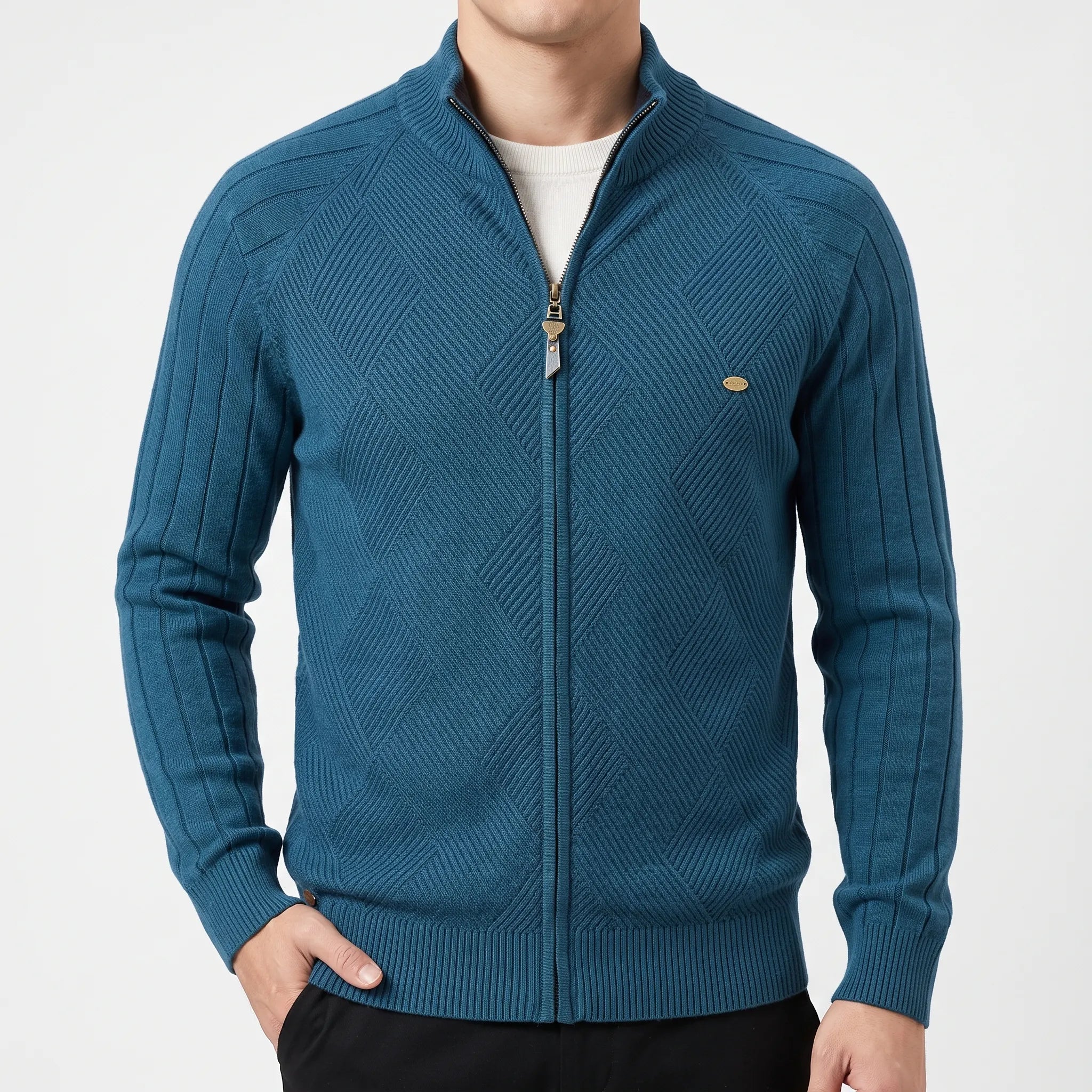 Gilet zippé à col montant | Sorties décontractées