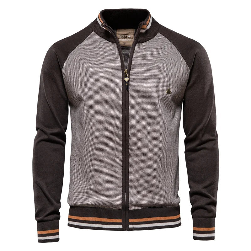 Gilet zippé col montant pour homme | Journées au bureau