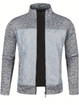 Gilet zippé homme avec panneau matelassé texturé | Sorties décontractées