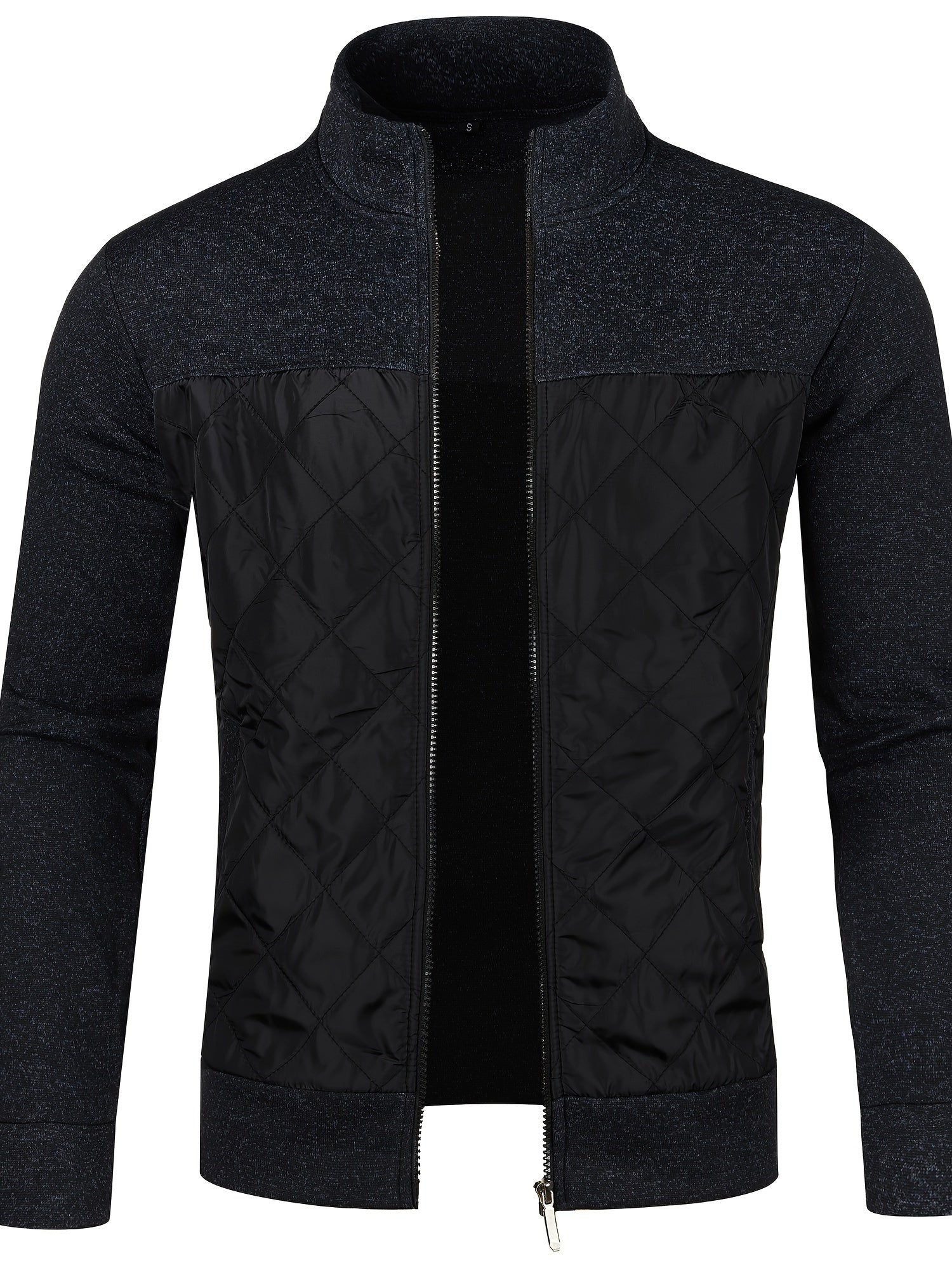 Gilet zippé homme avec panneau matelassé texturé | Sorties décontractées