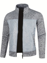 Gilet zippé homme avec panneau matelassé texturé | Sorties décontractées