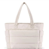 Grand sac cabas femme matelassé | Aller aux cours