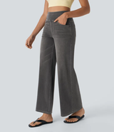 Jean large femme taille haute | Journées actives