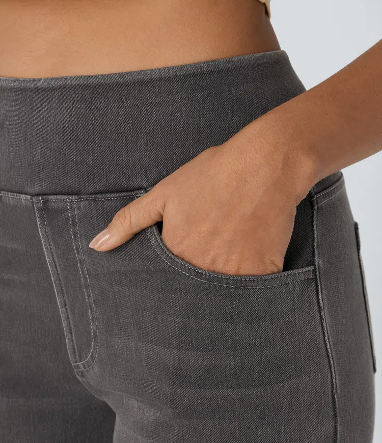 Jean large femme taille haute | Journées actives