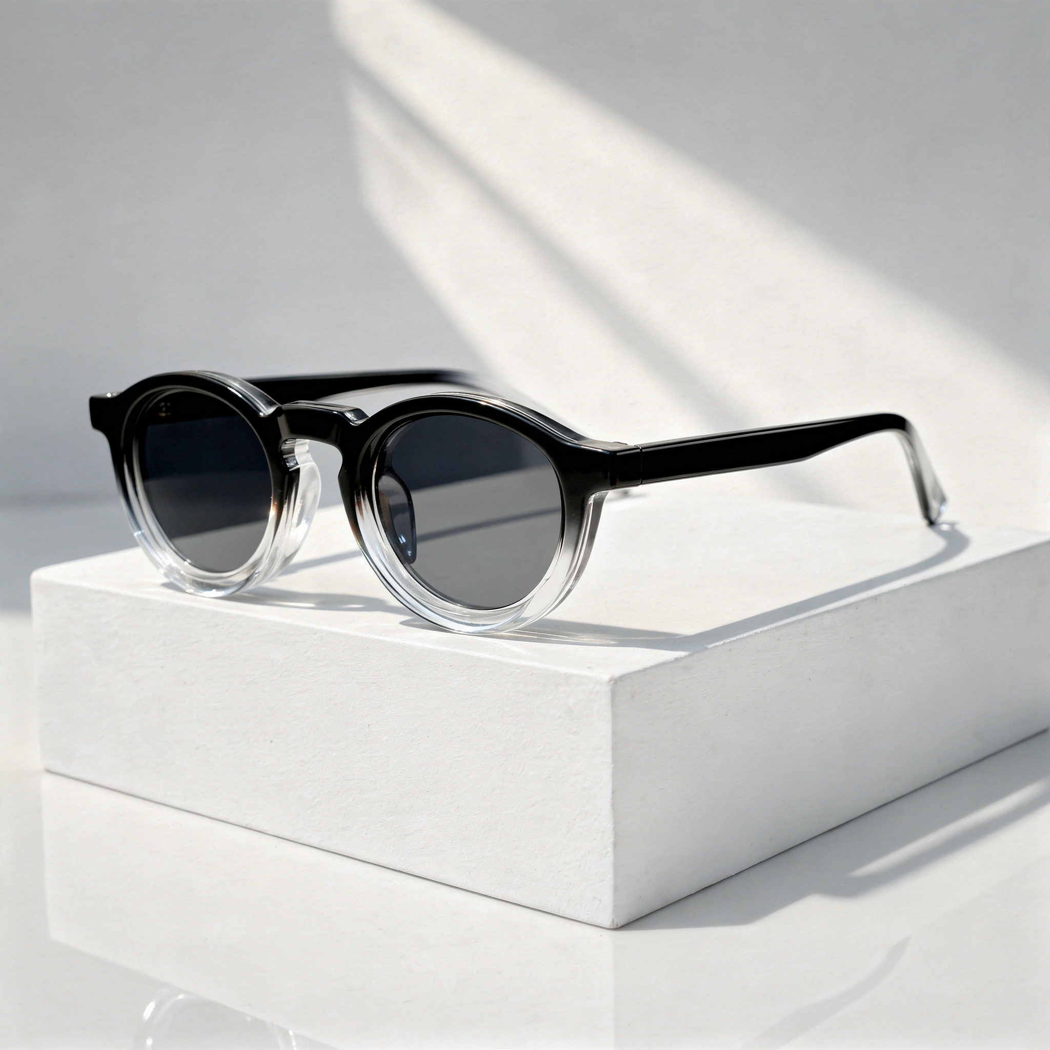 Lunettes de soleil homme | Lunettes de soleil rétro à monture ronde