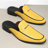 Mocassin mule perforé à dos ouvert | Sorties estivales
