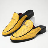Mocassin mule perforé à dos ouvert | Sorties estivales