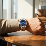 Montre homme analogique à calendrier | Lire l'heure quotidienne