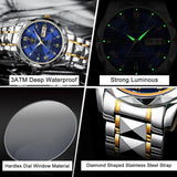 Montre homme analogique à calendrier | Lire l'heure quotidienne