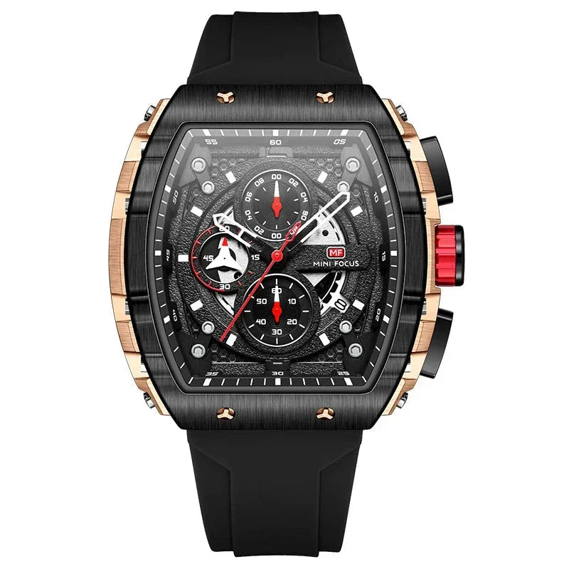 Montre tonneau sportive | Tenue de tous les jours