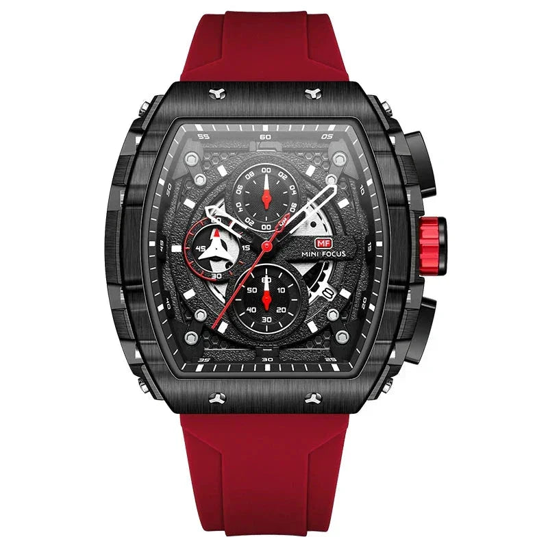 Montre tonneau sportive | Tenue de tous les jours